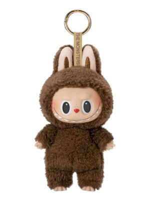 Pop Mart The Monsters Labubu Tasty Macarons Pendant 'Chestnut Cocoa' PPMT-2310-0069-CC