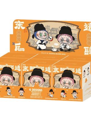 Pop Mart The Monsters Labubu Let's Have Fun Together Badge Sealed Case (6 Blind Boxes) PPMT-2408-0061