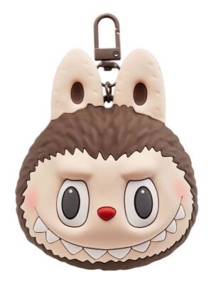 Pop Mart The Monsters Labubu Originals Brown Silicone Earphone Bag PPMT-2310-0090
