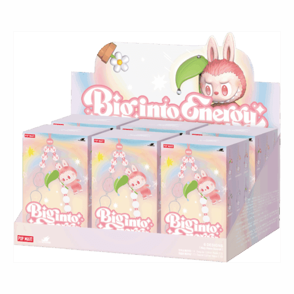 Pop Mart The Monsters Labubu Big into Energy Phone Charm Sealed Case (6 Blind Boxes) PPMT-2504-0040
