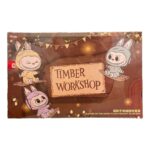 Pop Mart Labubu The Monsters Timber Workshop Playing on the Swing Pendant Pop Land Exclusive Sealed Case (6 Blind Boxes) PPMT-2406-0018