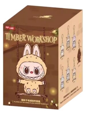 Pop Mart Labubu The Monsters Timber Workshop Playing on the Swing Pendant Pop Land Exclusive Sealed Case (1 Blind Box) PPMT-2406-0018-1B